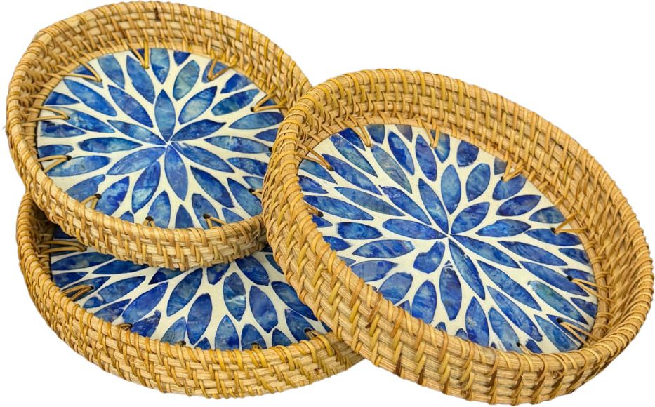 dorata decor Bowl, Coasters, Fries Basket, Tray Serving Set-picture-22