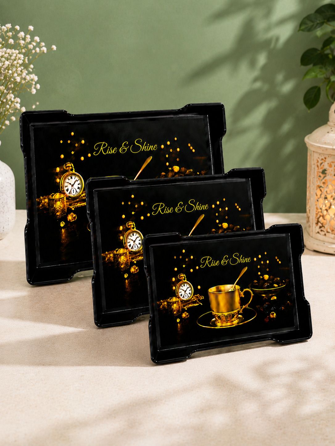urbanplast Dhurandhar Serve Tray Set Of 3 Tray Serving Set-picture-34