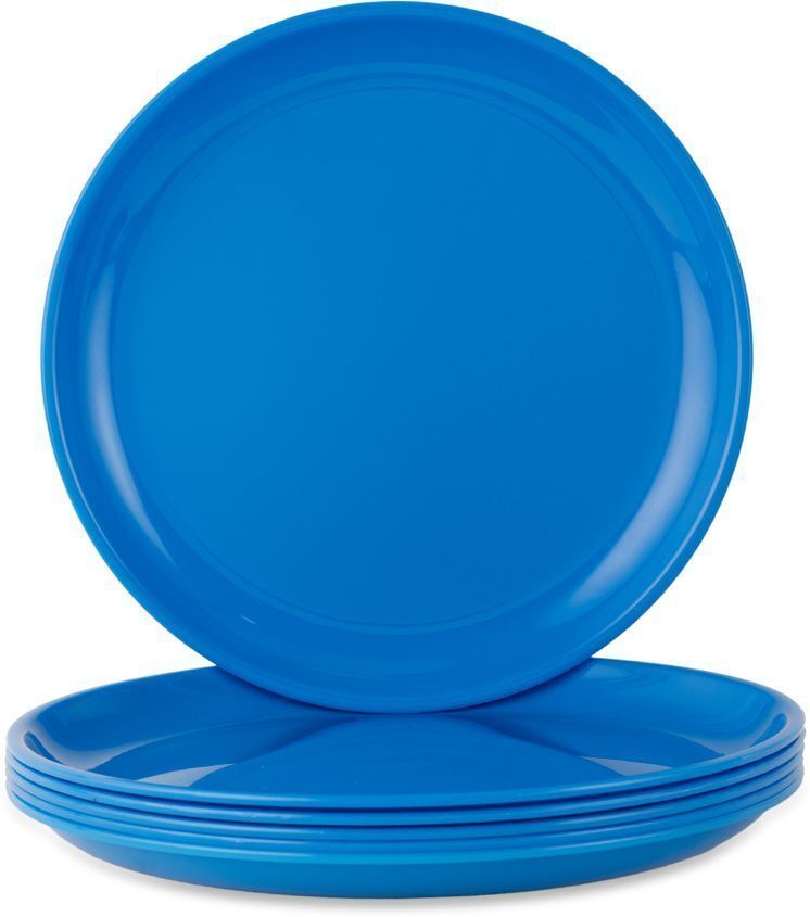 gepenterprises blue 11 Inch Round Dinner Plate Serving Set-picture-11