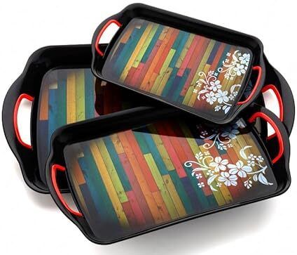 enlink Multy Coloured Lining Tray Tray Serving Set-picture-23