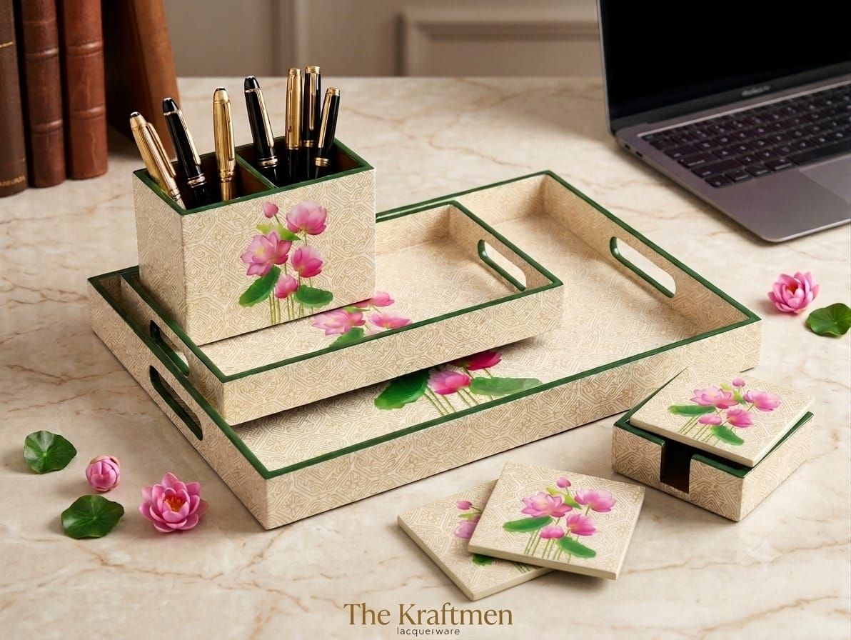the kraftmen Decorative serving tray set Tray Serving Set-picture-41