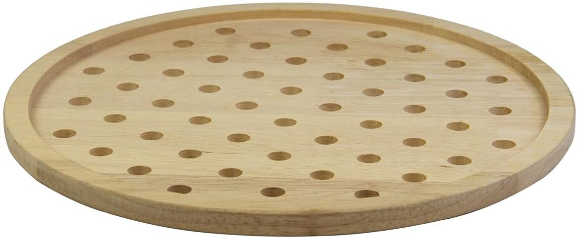 radhabliss Sustainable Wood Chapati Keeper Ventilated Serving Tray for Roti Tray Serving Set-picture-10