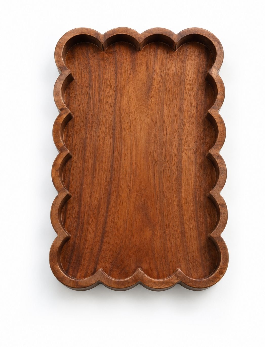 al qaswa 100 % Mango wood scallop tray premium quality tray Plate, Tray, Container Serving Set-picture-42