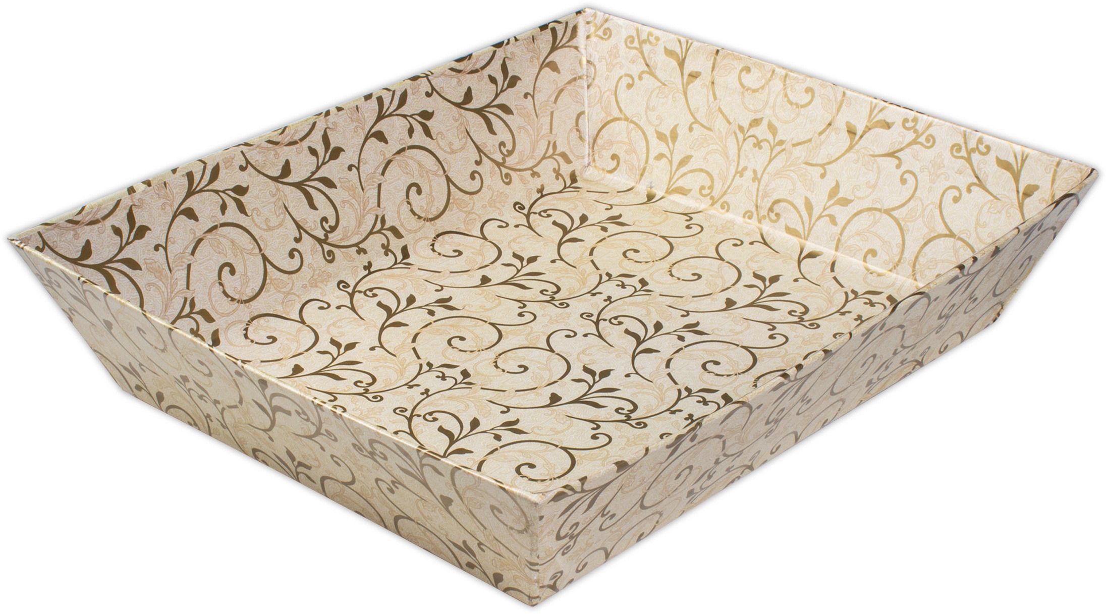 little birdie Angled Gifting Tray Floral Swirl 8.1 X10.2inch 1pc Tray Serving Set-picture-25