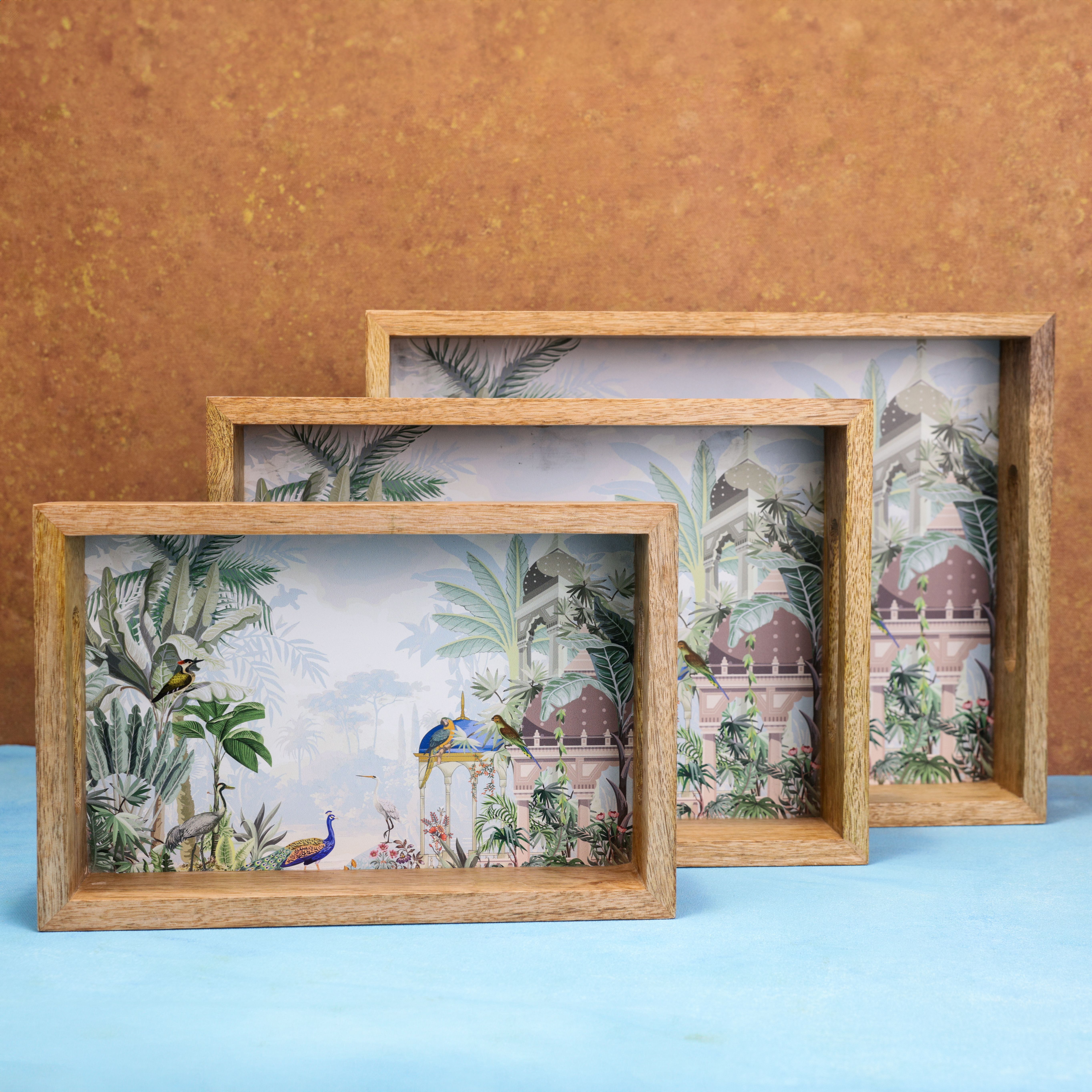Vrindavan Serving Trays S/3 Tray Serving Set-image-23