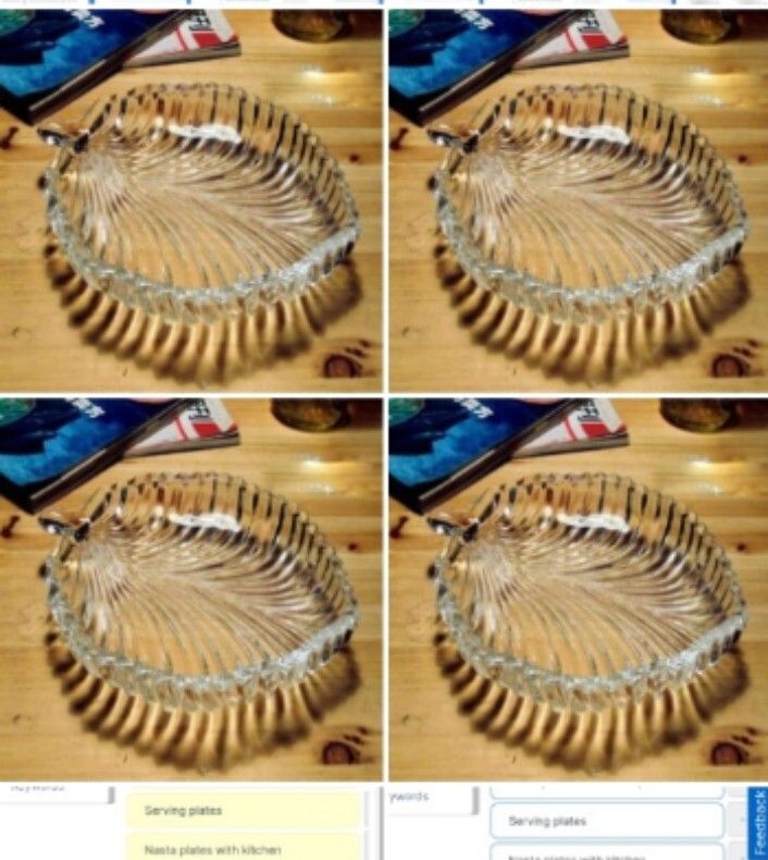 pkmsho Glass Plate for Dry Fruits/Snacks/Fruits Chutney Plate Chip & Dip Tray. Plate Serving Set-picture-29