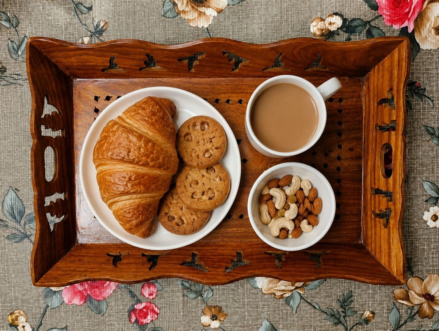 Wooden Tray Tray Serving Set-image-32