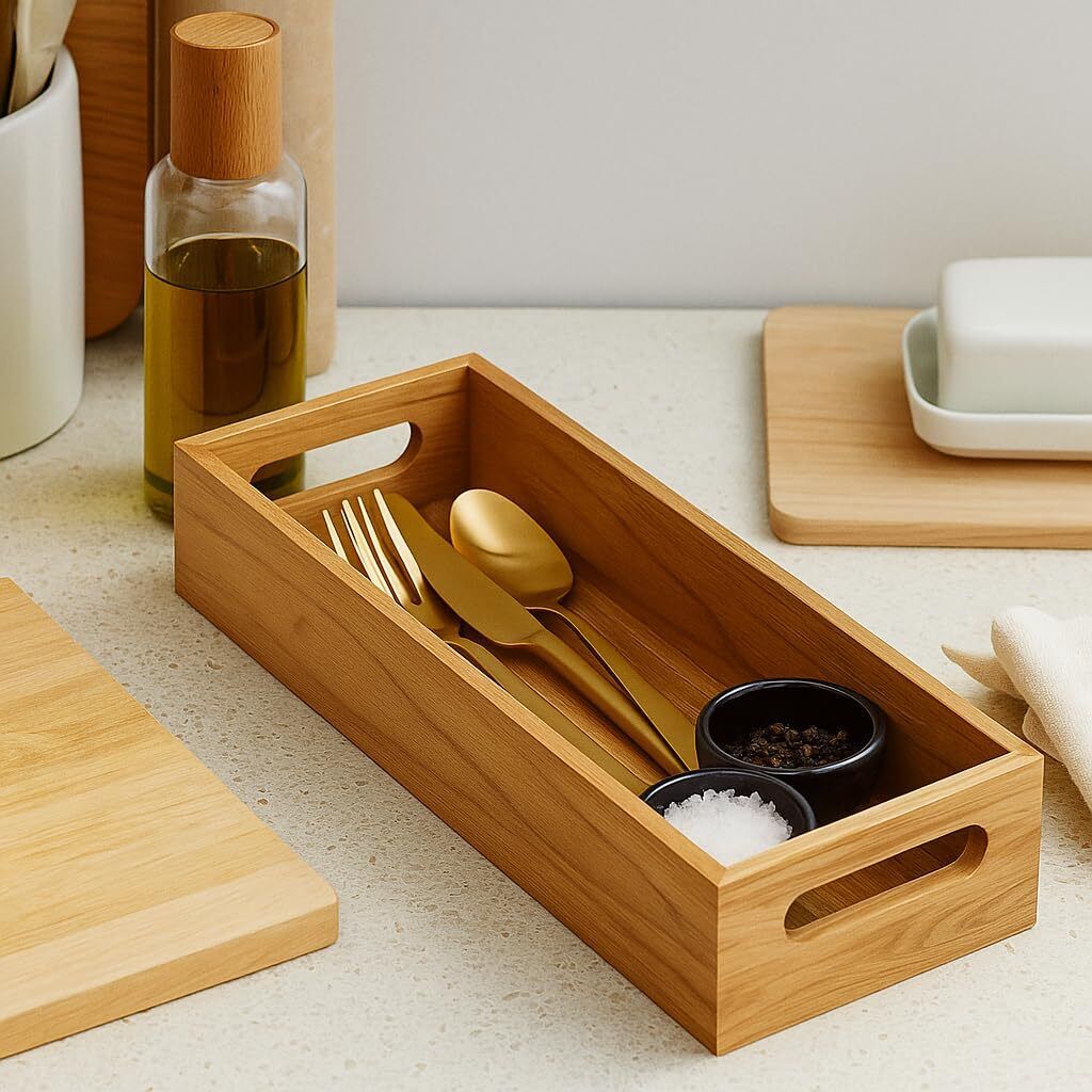 Wooden Serving Tray Platter Multipurpose Tray | Serving Tray for Breakfast Tray-image-11