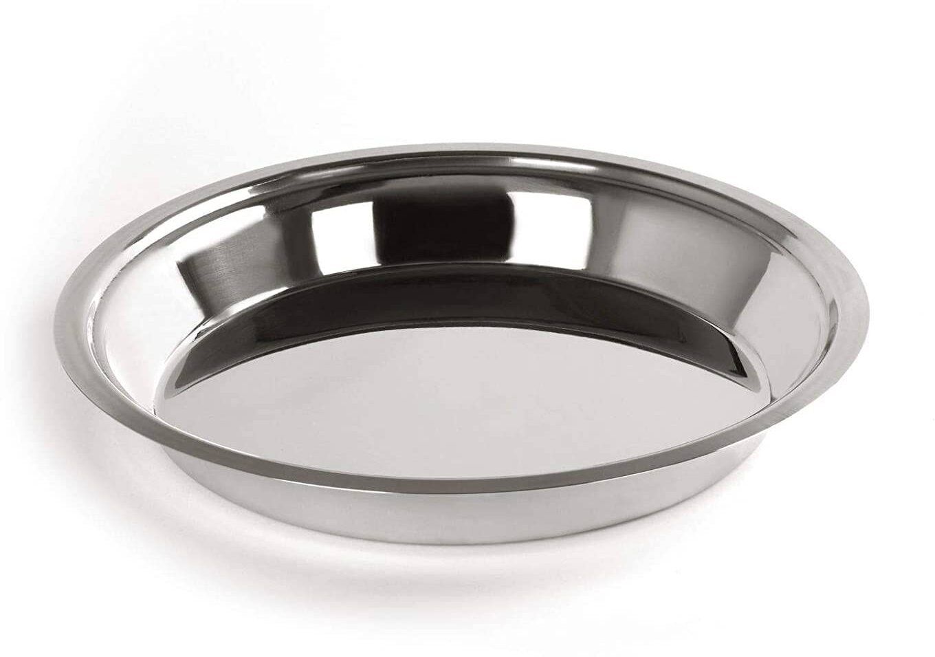 tannu craft Atta Parat stainless steel roti maker parat for serving pack 1 Tray Serving Set-picture-24