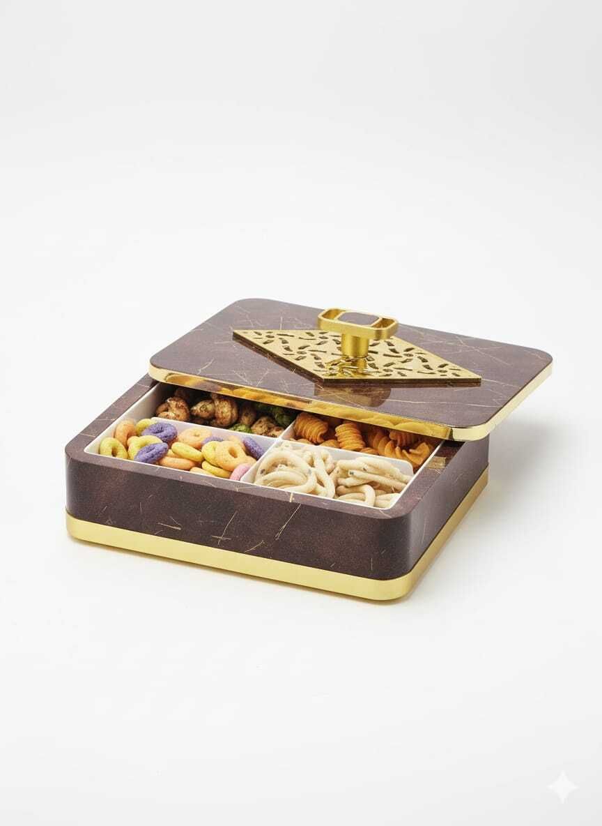 Multi-Purpose Dry Fruit Box Container Serving Set-image-27