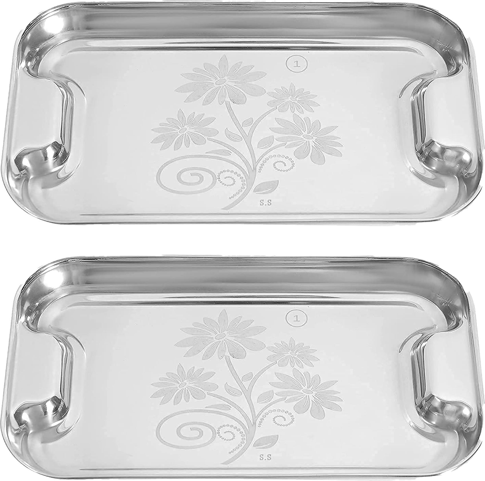 Elegant Design Steel Tray Steel Serving Tray Combo Platter Tray Tray Serving Set-image-20