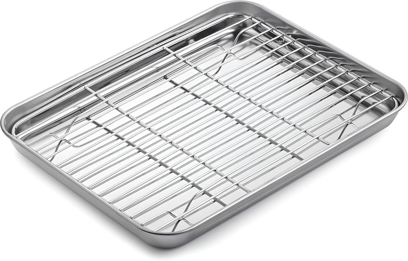 Heavy Duty Cooling Rack and Baking Tray Set for Cakes, Cookies & Bread 0 Slice Toast Rack-image-31