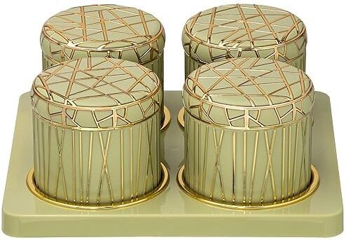selvel Linex Airtight Dry Fruit Container Tray Set - 4 Container Serving Set-picture-19