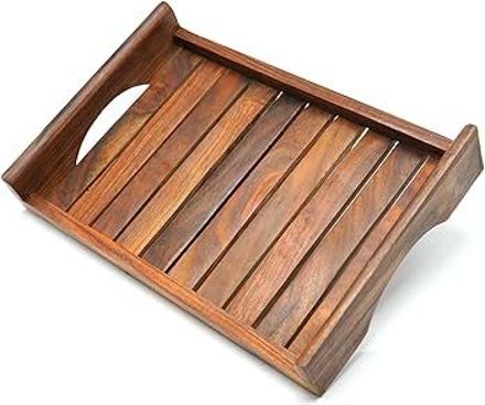 Teak Wood Serving Tray Use for Home & Kitchen, Office, Pantry, Restaurants Tray Serving Set