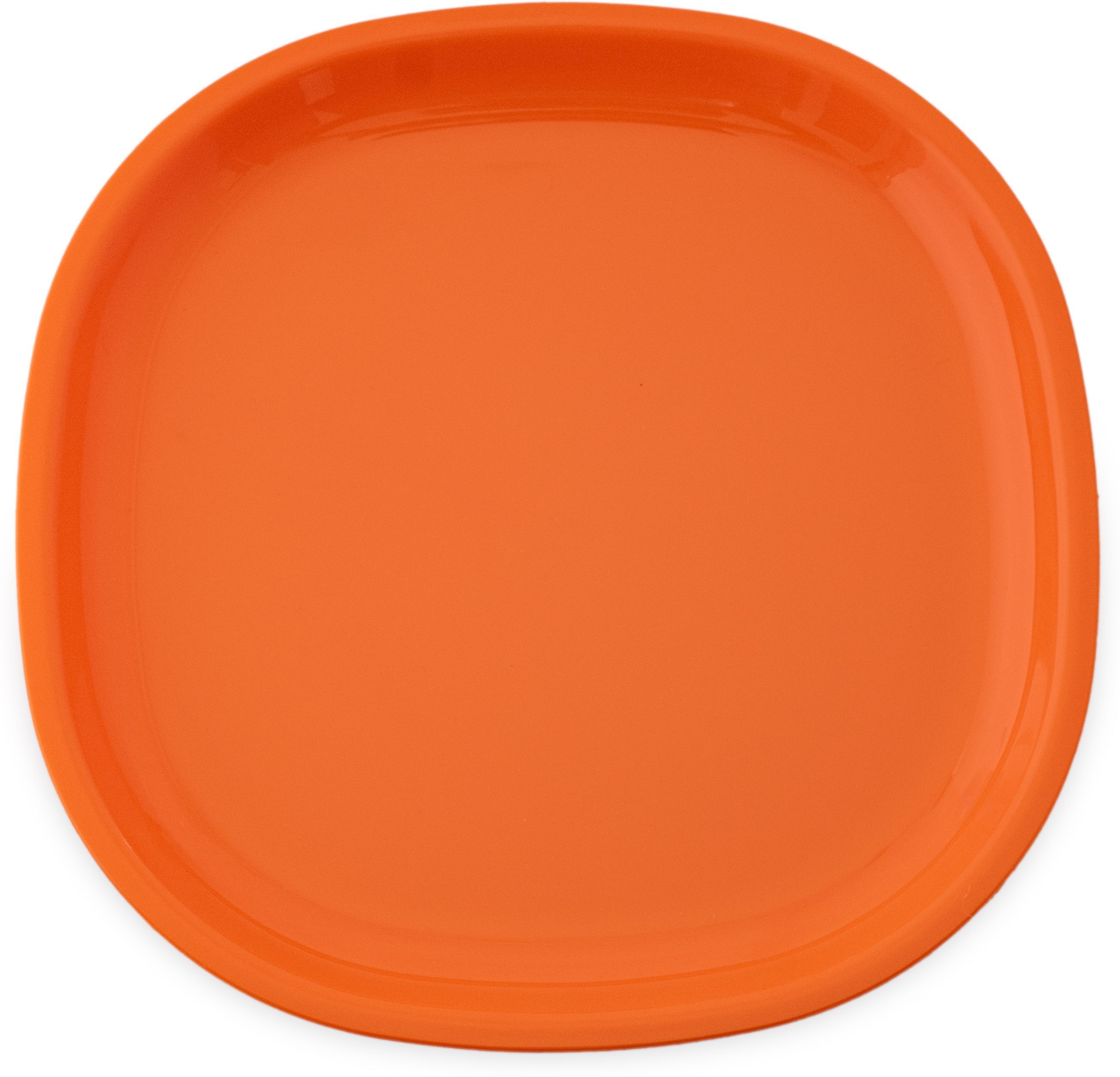 gepenterprises GULAAB' Plastic Plate ORANGE -Set Of 06 | Safe Snack Full Plate Rice Plates-picture-25