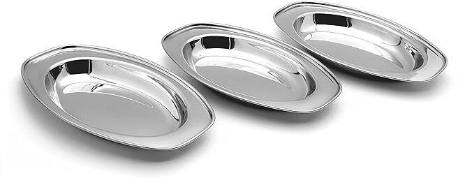 Oval Serving Plate Set Multipurpose Sabzi, Rice, Dahi & Chaat Serving Dish Plate Serving Set-image-17