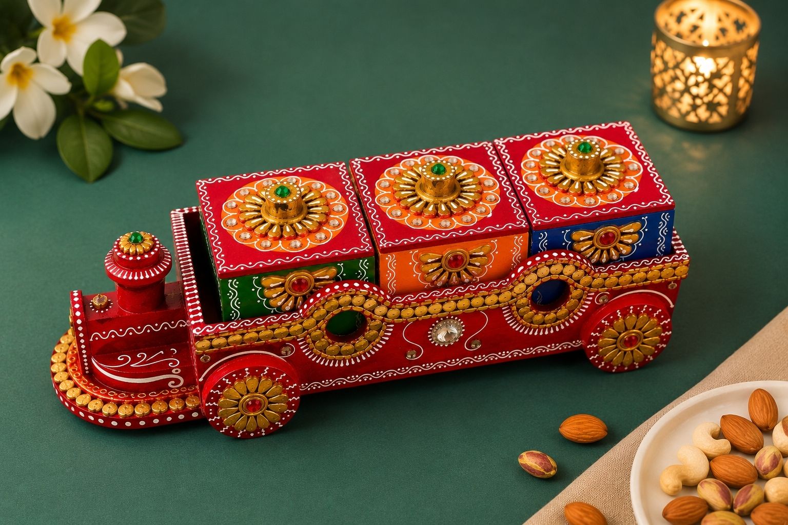 Dry fruit box Container Serving Set-image-4