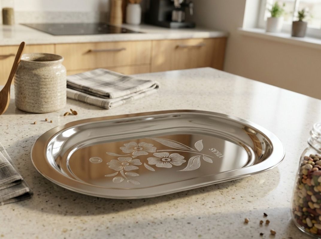 asha enterprises Bowl, Chip & Dip Tray, Coasters, Plate Serving Set-picture-27