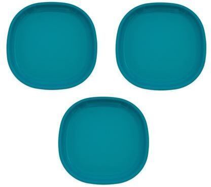 gepenterprises GULAAB Plastic Plate AQUE BLUE SET OF 03 Safe Meals Full Plates Rice Plates-picture-33