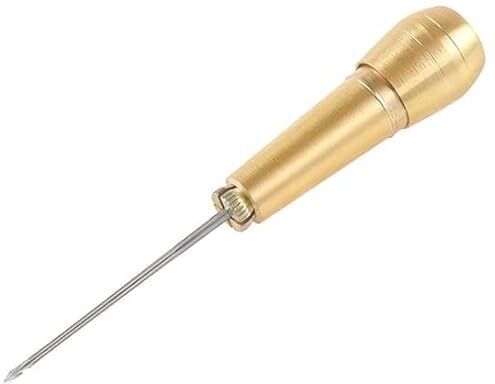 pmh Shoe Repair Tool - Wooden Handle Leather Sewing Shoe Repair Awl Tool (Pack of 1) Sewing Kit-picture-28