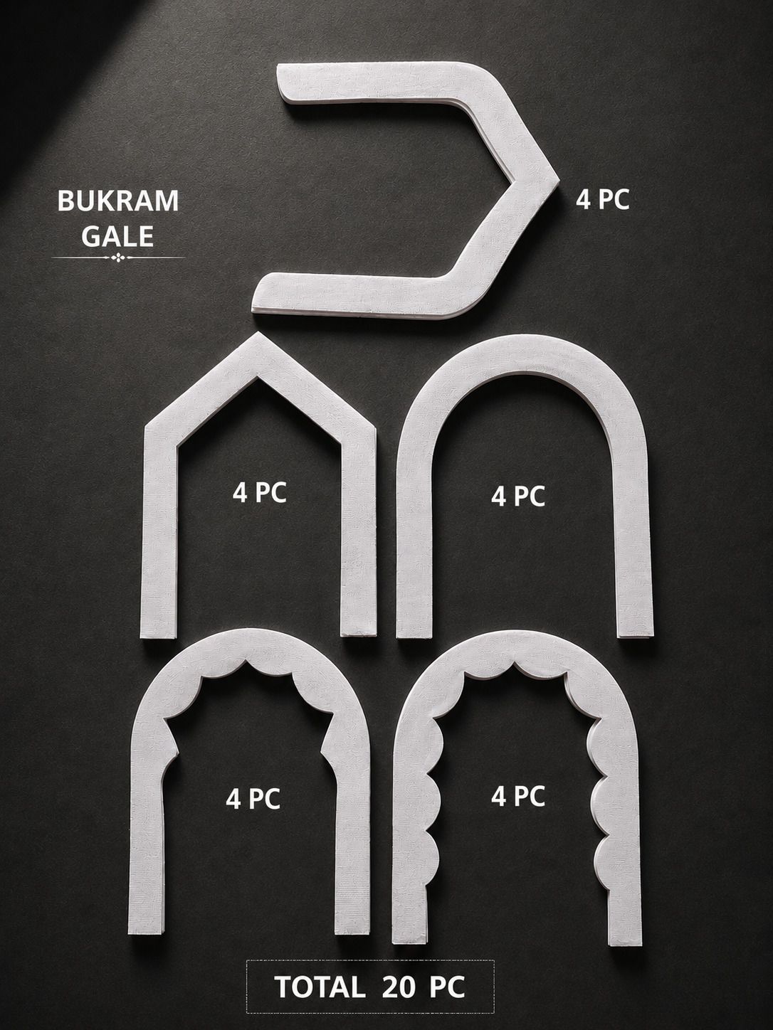 Blouse Neck Bukram Gale 20 Pc Tailoring Material for Blouse Making Pack of 20 Sewing Kit-image-44