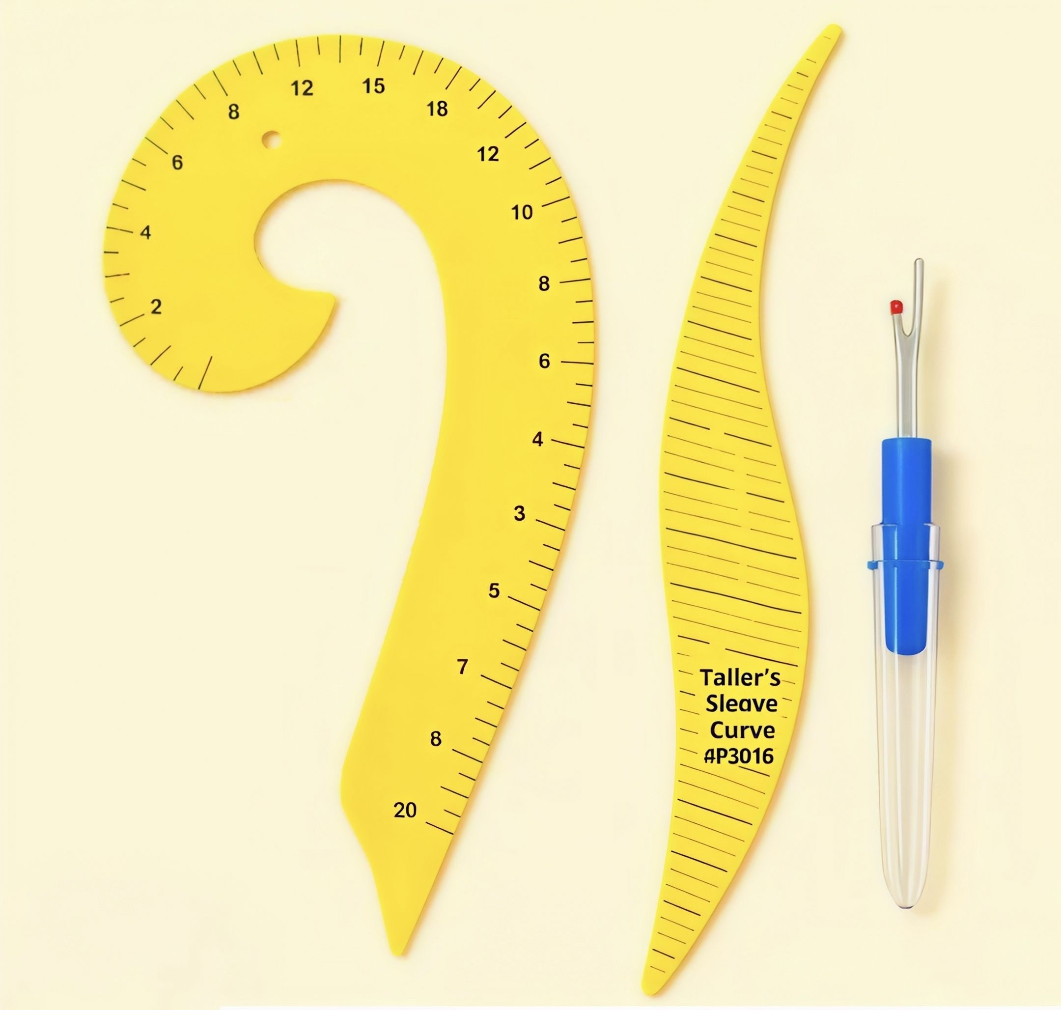 Curve Scale, Arm Hole Curve Scale And Seam Stich Opner Sewing Machine Base No-image-23