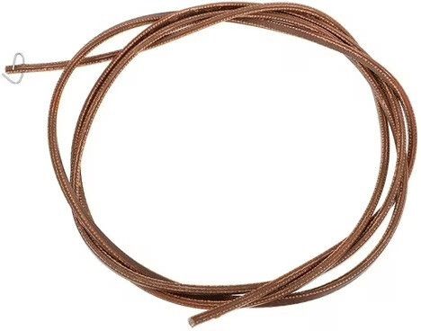 Leather Sewing Machine Belt 1pc, 5mm Diameter, 183cm Length, Brown & Metal Hook Leatherette Round Sewing Belt-image-7