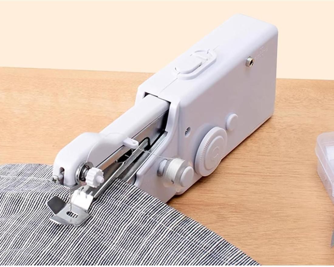 radhe Handy Stitch Mini Hand Sewing Machine (NG25) Quick Repairs & Emergency Stitching Electric Sewing Machine-picture-31