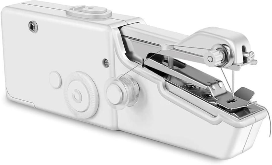 radhe (NG34) Handy Stitch Mini Hand Sewing Machine | Emergency Stitching Quick Repairs Electric Sewing Machine-picture-5