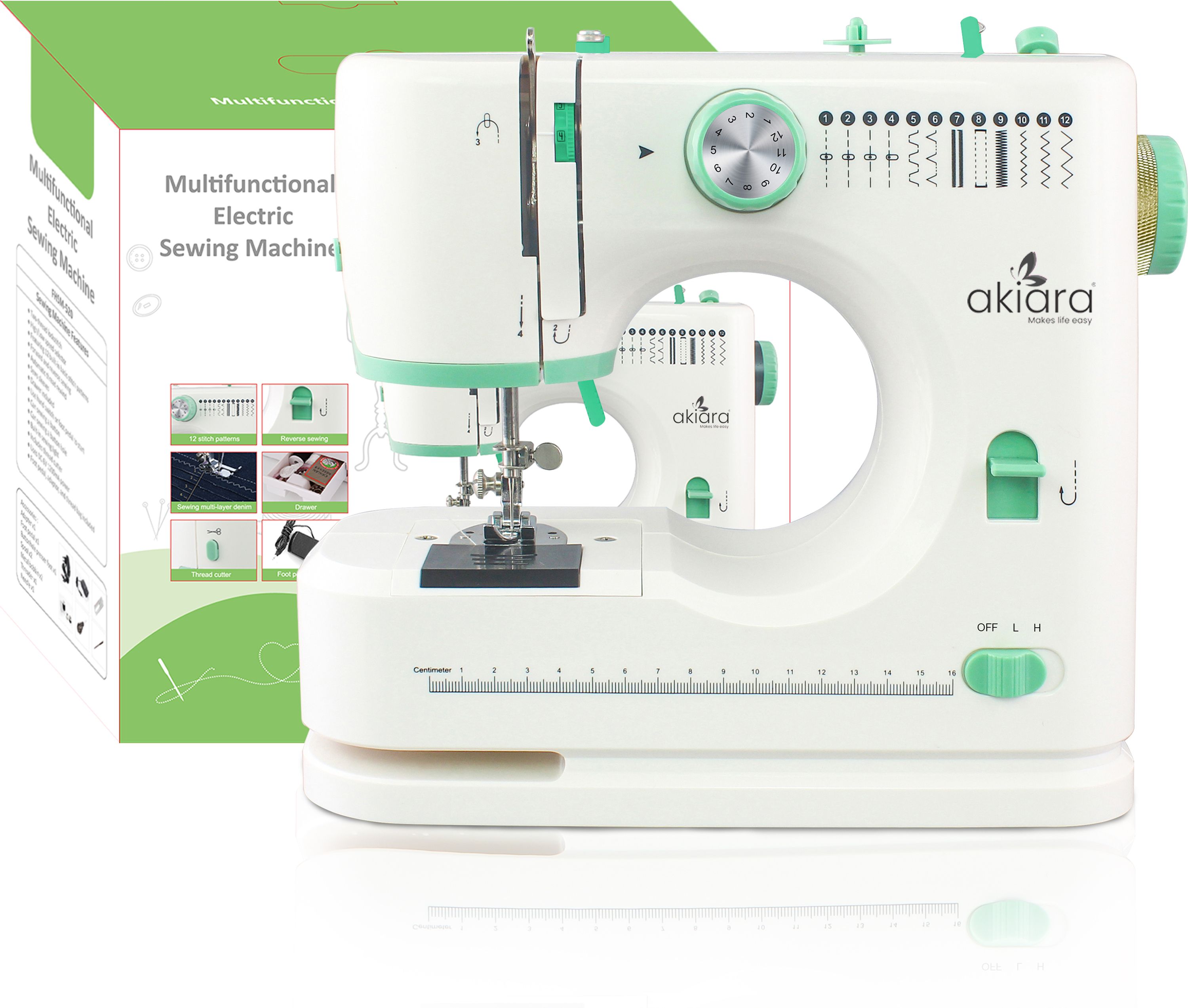 akiara 12 Stitch Electric Sewing Machine-picture-30