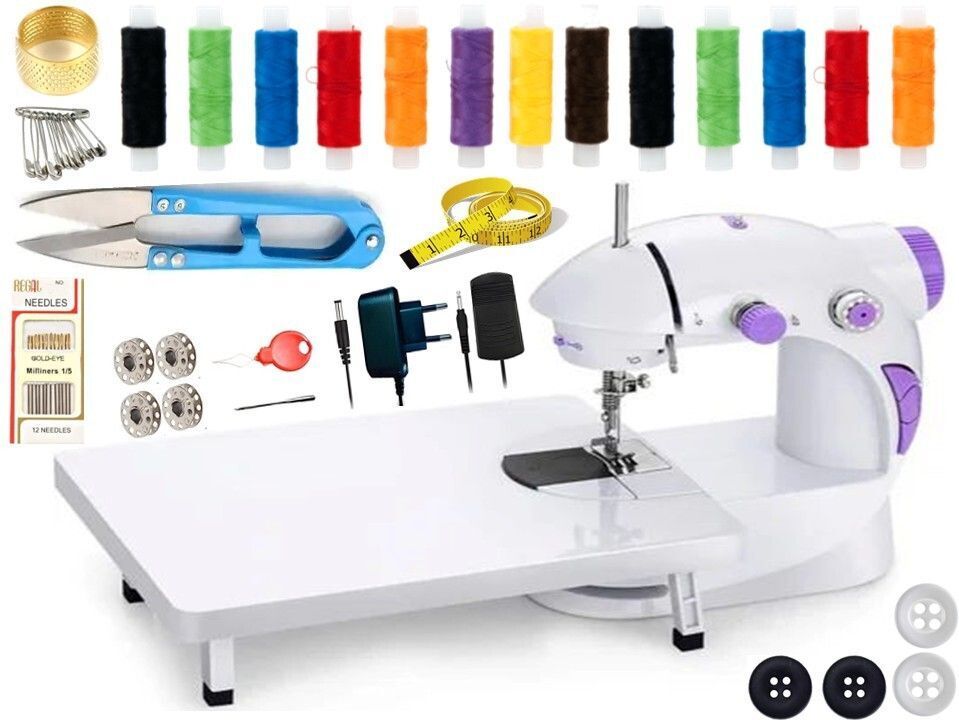mini sewing machine | hand sewing machine | silai machine with stand Electric Sewing Machine-image-10