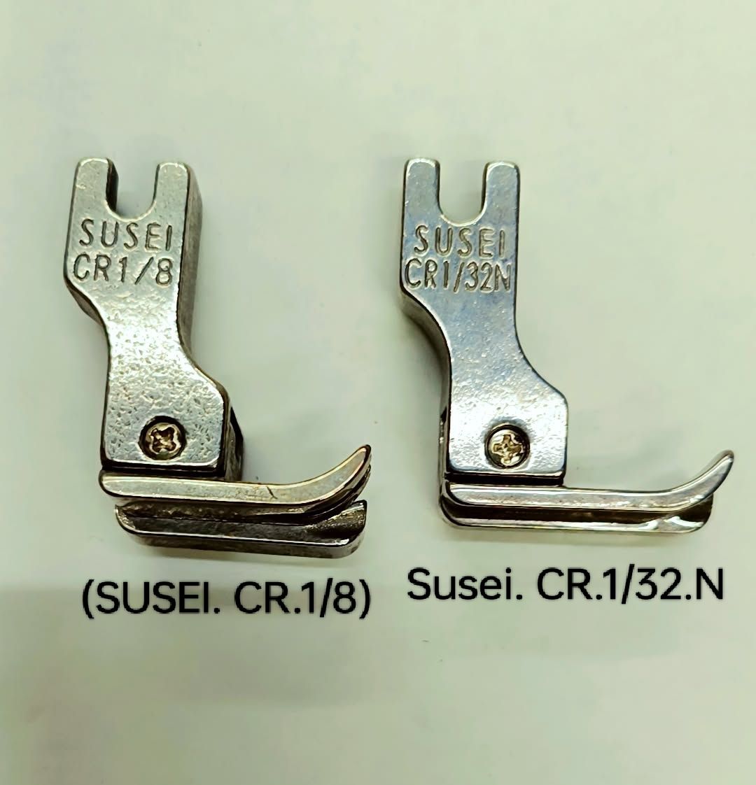 Presser foot Left Right side CR 1/32 . CR 1/8 Manual Sewing Machine 2 built-in stitches 400 SPM 1 Warranty Silver-image-28