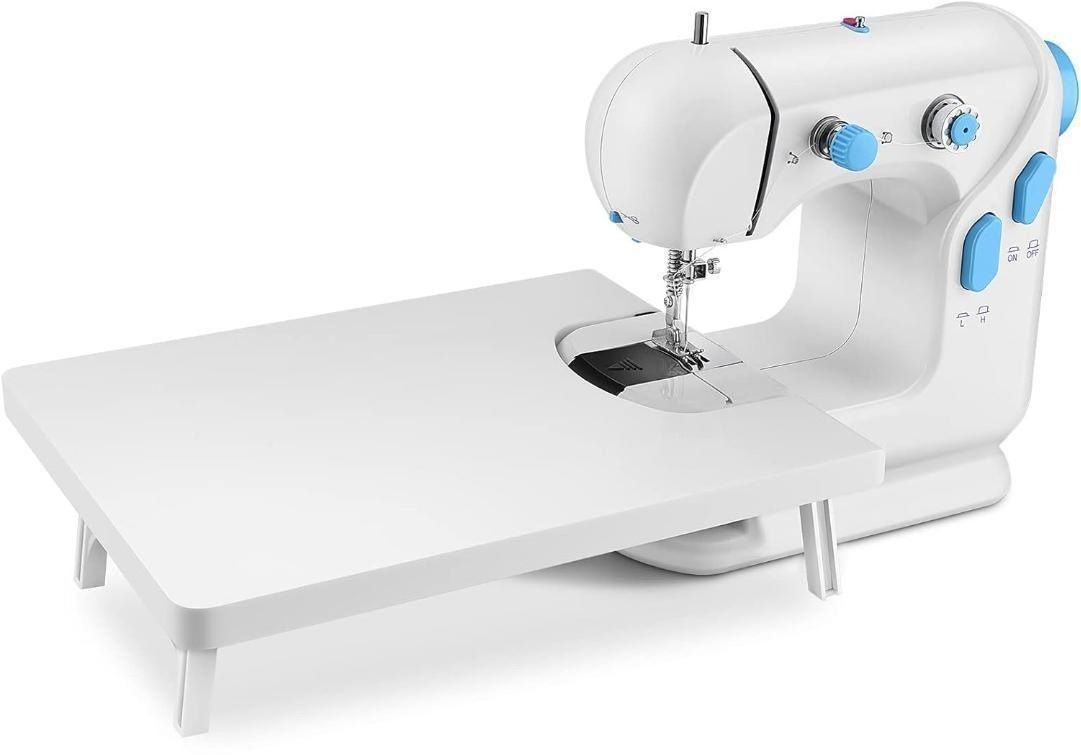 Electric Sewing Machine with LED, Foot Pedal, Extension Table & Sewing Kit Combo Electric Sewing Machine-image-6