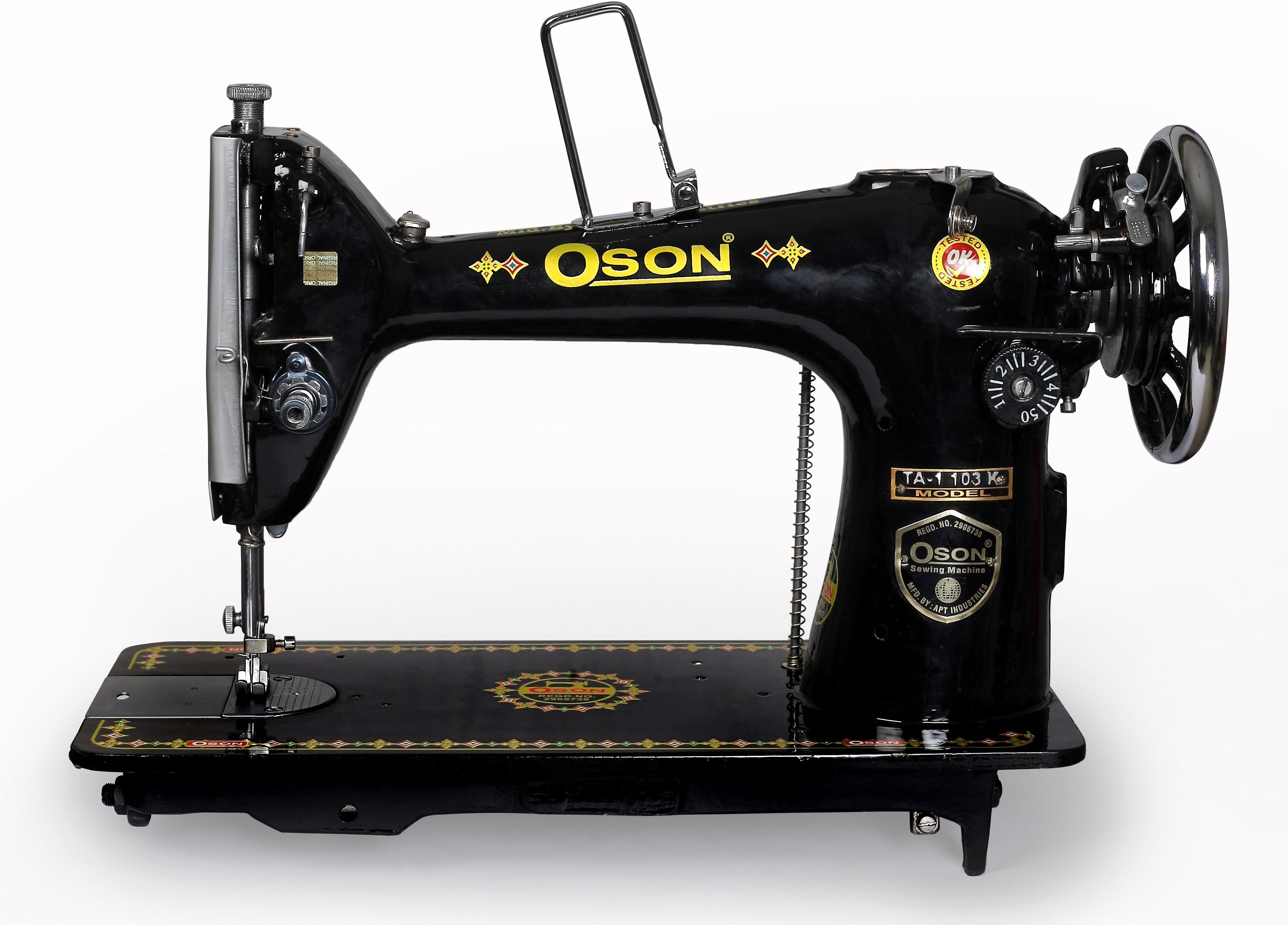 oson TA-1 (Umbrella) Sewing Machine (Full Shuttle Machine) Manual Sewing Machine-picture-21