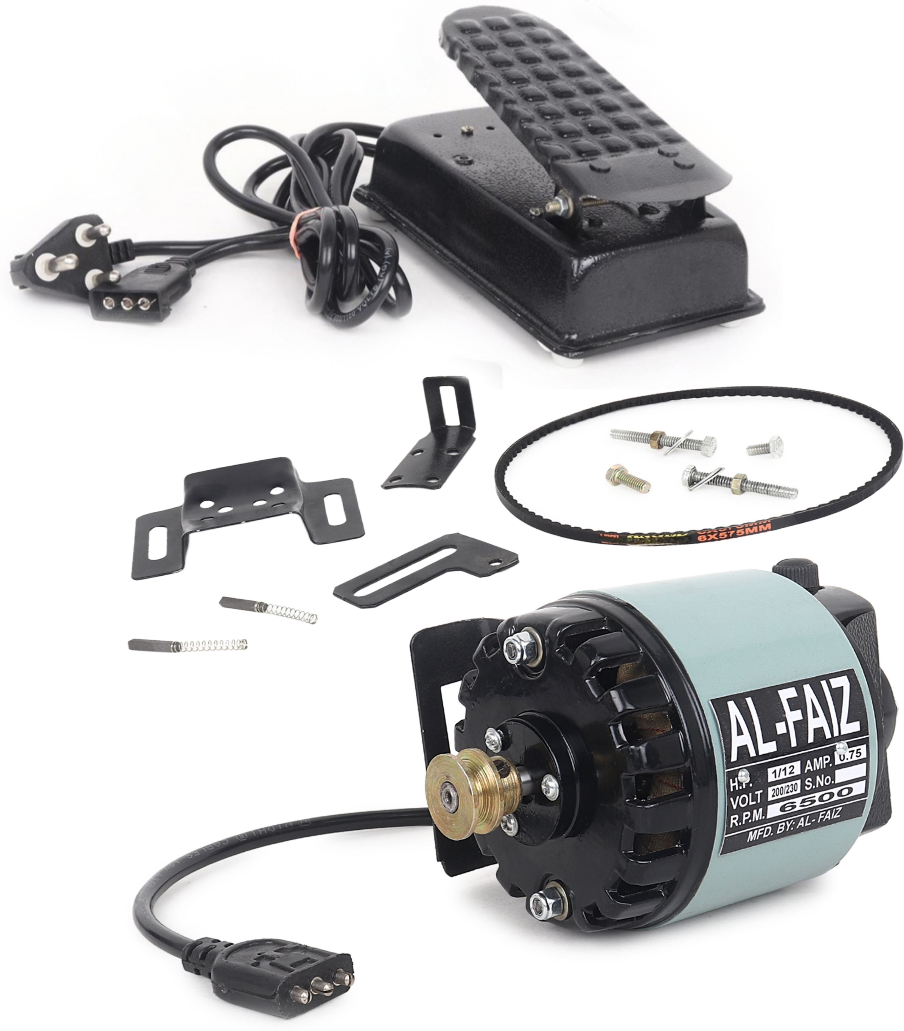 al-faiz pro Industrial Sewing Machine Motor 1/12 HP And Heavy Controller(Copper Winding) Electric Sewing Machine-picture-22