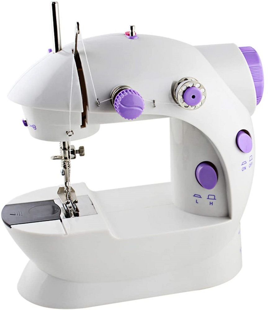 lateshop Mini Sewing Machine with Extension Table, Portable Dual Speed ​​ Electric Sewing Machine-picture-25