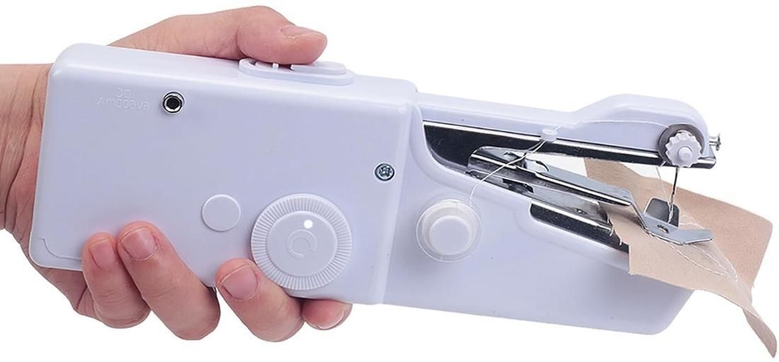 (NG27) Handy Stitch Mini Hand Sewing Machine | Emergency Stitching Quick Repairs Electric Sewing Machine-image-5