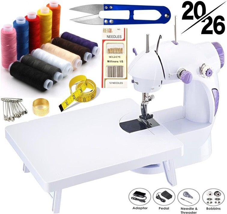sewing machine |hand sewing machine | stitching machine |tailor machine Electric Sewing Machine 2 built-in stitches 100 SPM purple top deals in sewing machines-image-18