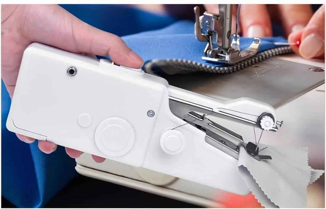 radhe (NG42) Handy Stitch Mini Hand Sewing Machine | Emergency Stitching Quick Repairs Electric Sewing Machine-picture-11