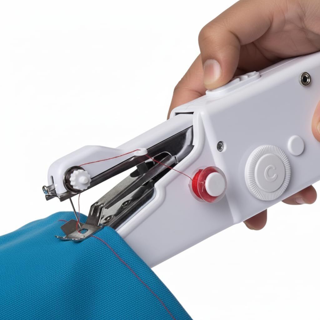 radhe Handy Stitch Mini Hand Sewing Machine |Quick Repairs & Emergency Stitching -NG11 Electric Sewing Machine-picture-43