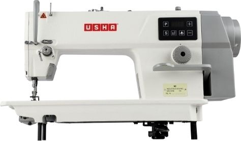 usha S2 High Speed Machine Electric Sewing Machine 1 built-in stitches 5000 SPM Red, White, Grey-picture-3