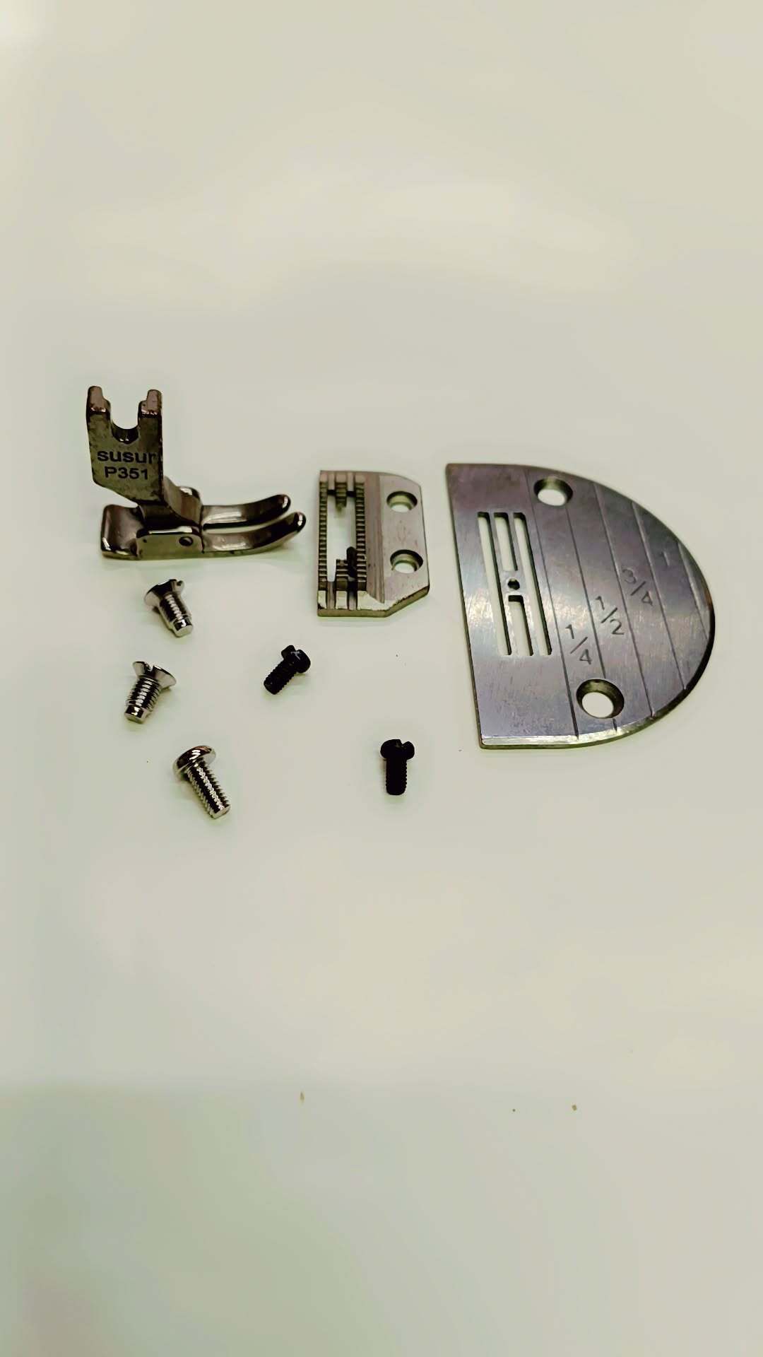 E18. NEEDLE PLATE. P351 FOOT DATA PACK OF 8 Electric Sewing Machine 1 built-in stitches 240 SPM 1 Warranty Silver-image-4