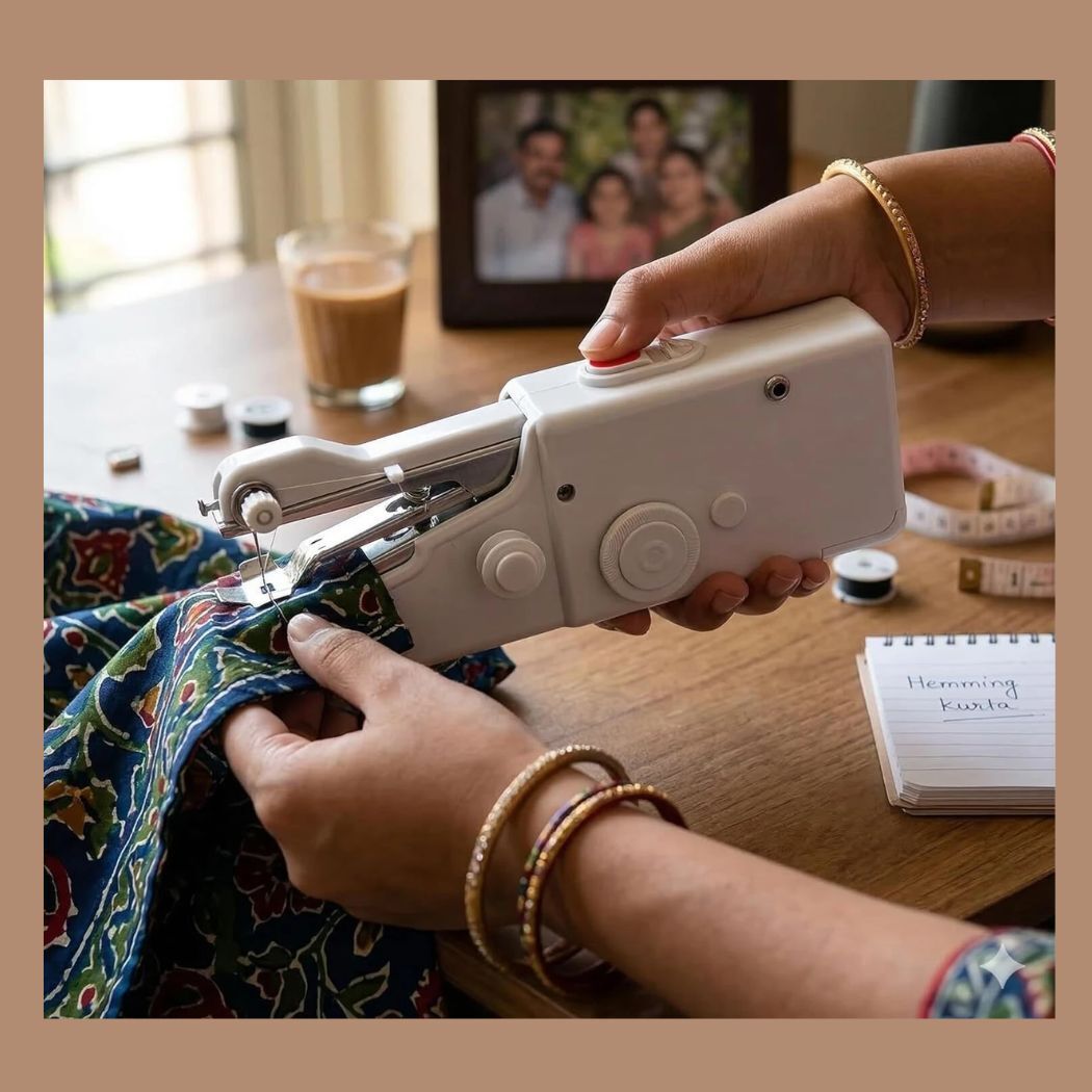 Electric Handheld Sewing Machine P1_10 Electric Sewing Machine 1 built-in stitches 150 SPM White-image-13