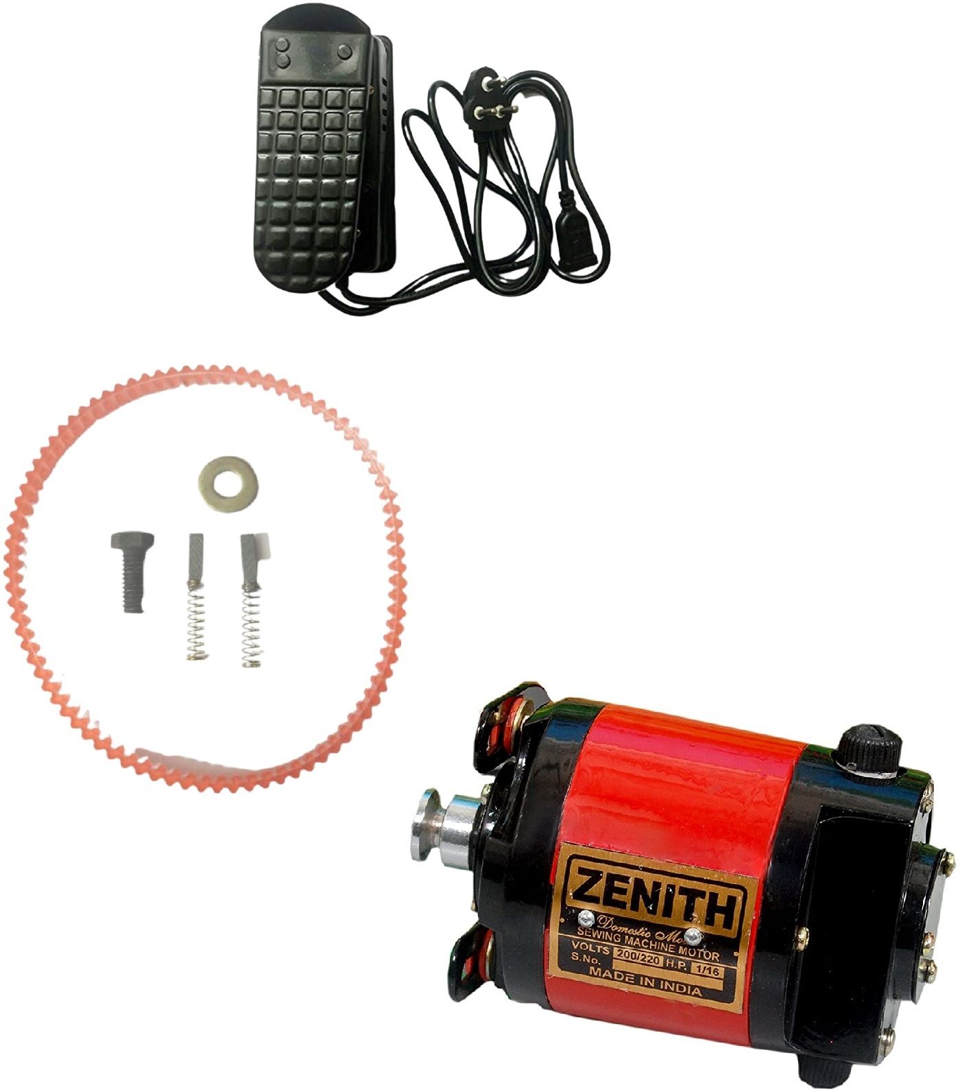 Sewing Machine Mini Motor with Foot Regulator 1/16 HP Electric Sewing Machine-image-25