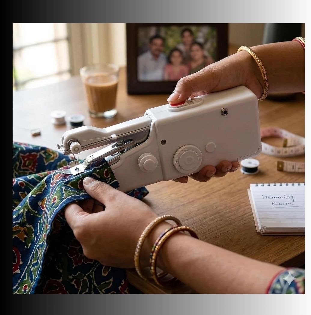 Electric Handheld Sewing Machine P1_02 Electric Sewing Machine 1 built-in stitches 150 SPM White-image-15
