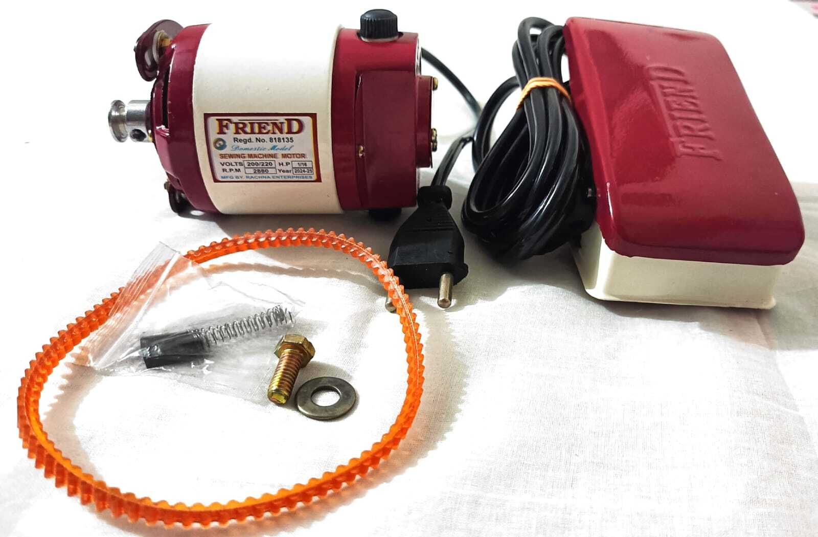 FRIENDS SEWING MACHINE MOTOR COPPER WINDING, SPEED CONTROLLER Electric Sewing Machine-image-40