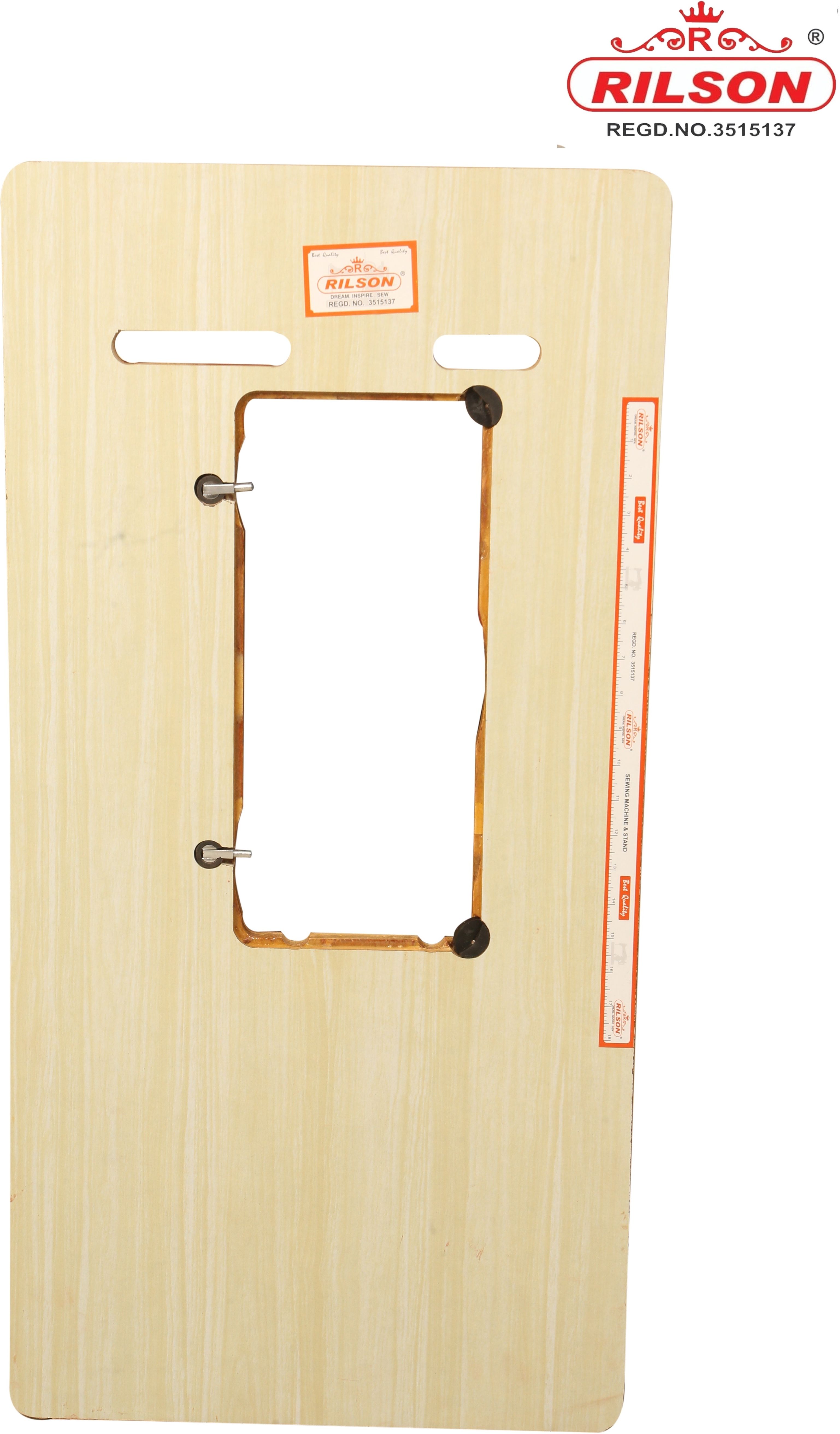 Rilson WOODEN TABLE TOP FOR UMBRELLA/BIG/TA-1/95T10 MODEL SEWING MACHINE Manual Sewing Machine 0 built-in stitches 1400 SPM Ivory-image-23