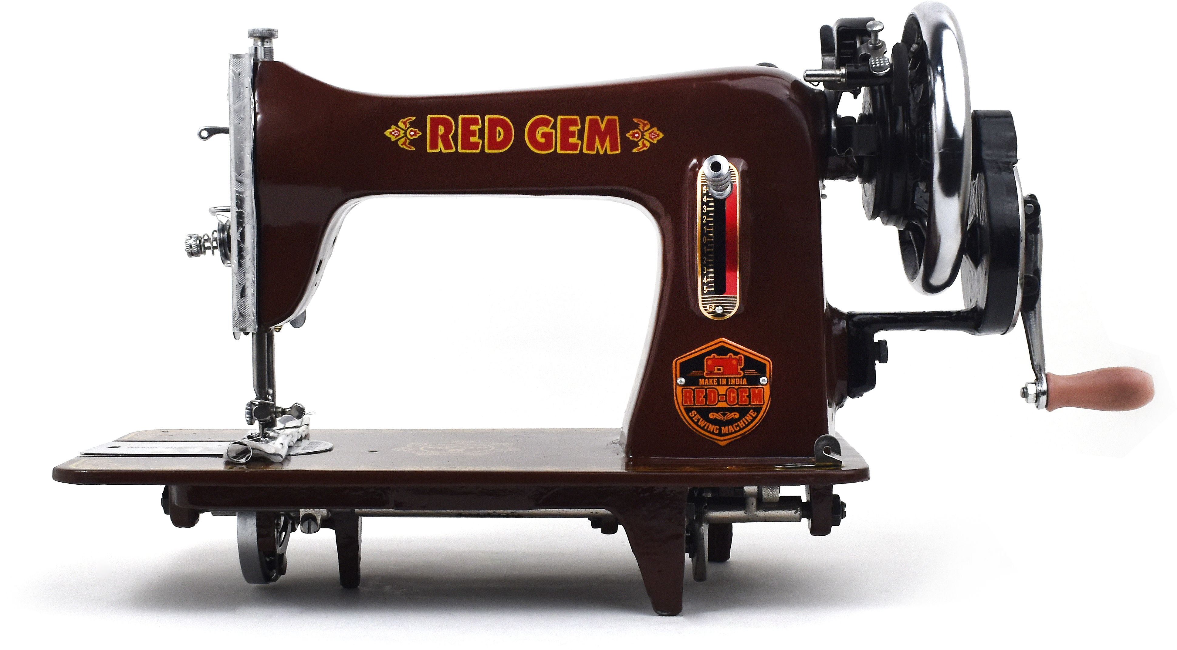 red gem REDGEM_BROWN_T_H Manual Sewing Machine-picture-16