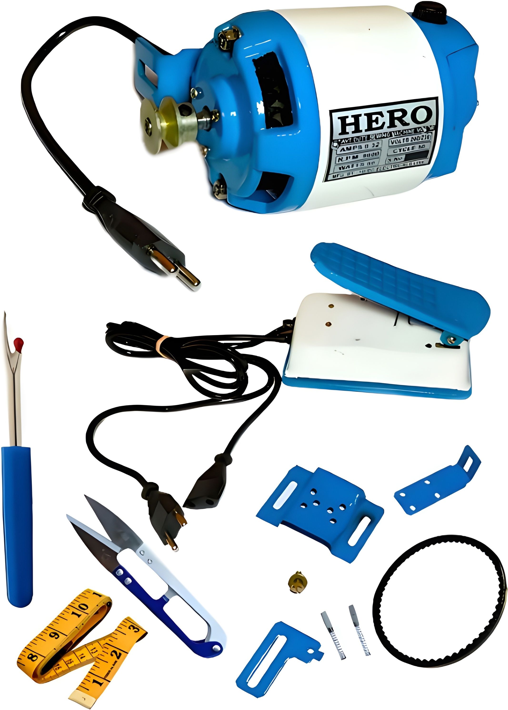 maheshwari Hero Electric 1/12 HP Sewing Machine Motor with copper winding and sound less Electric Sewing Machine-picture-5