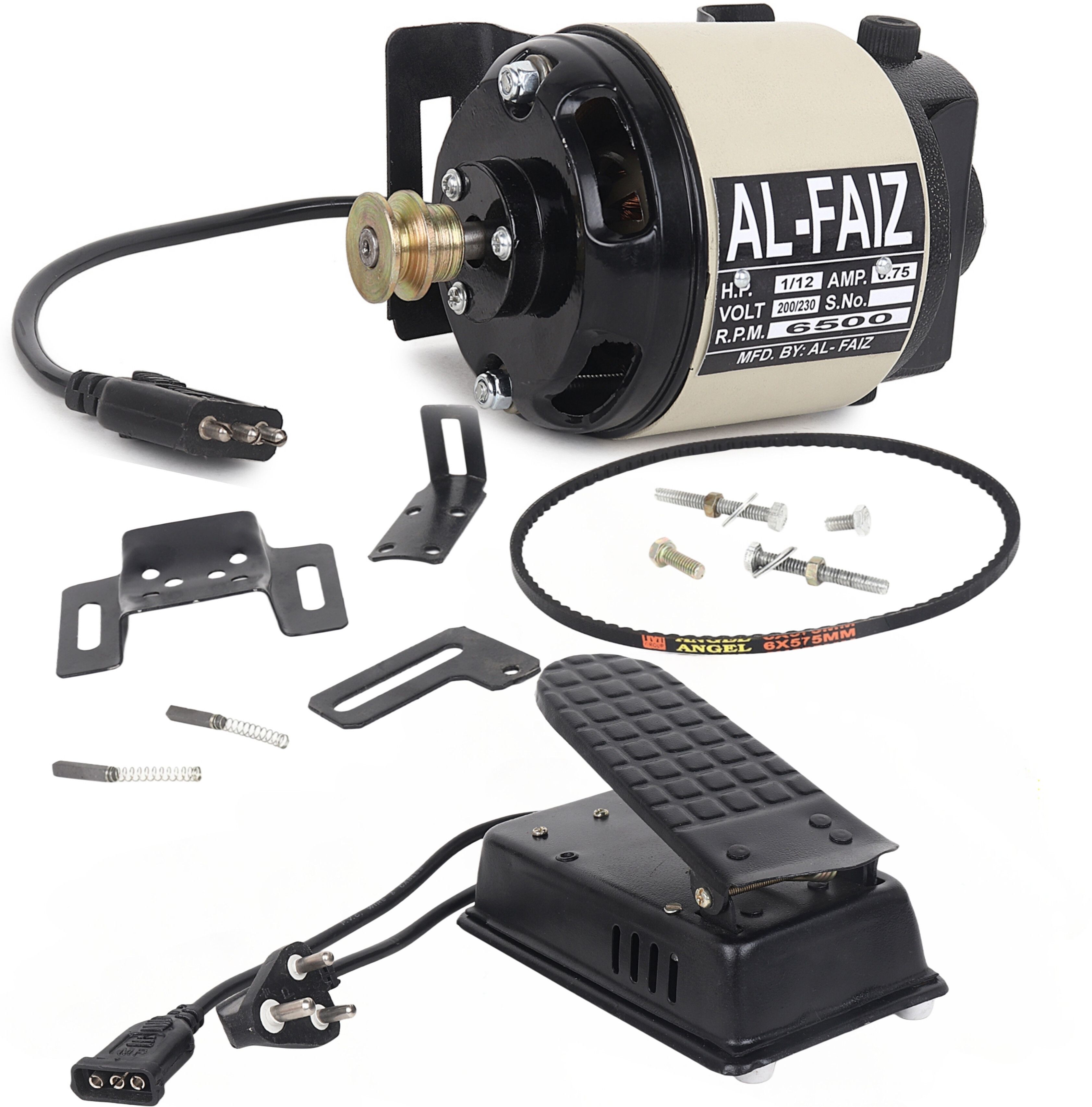 al-faiz Full Heavy Sewing Machine Motor with regulator Electric Sewing Machine-picture-57